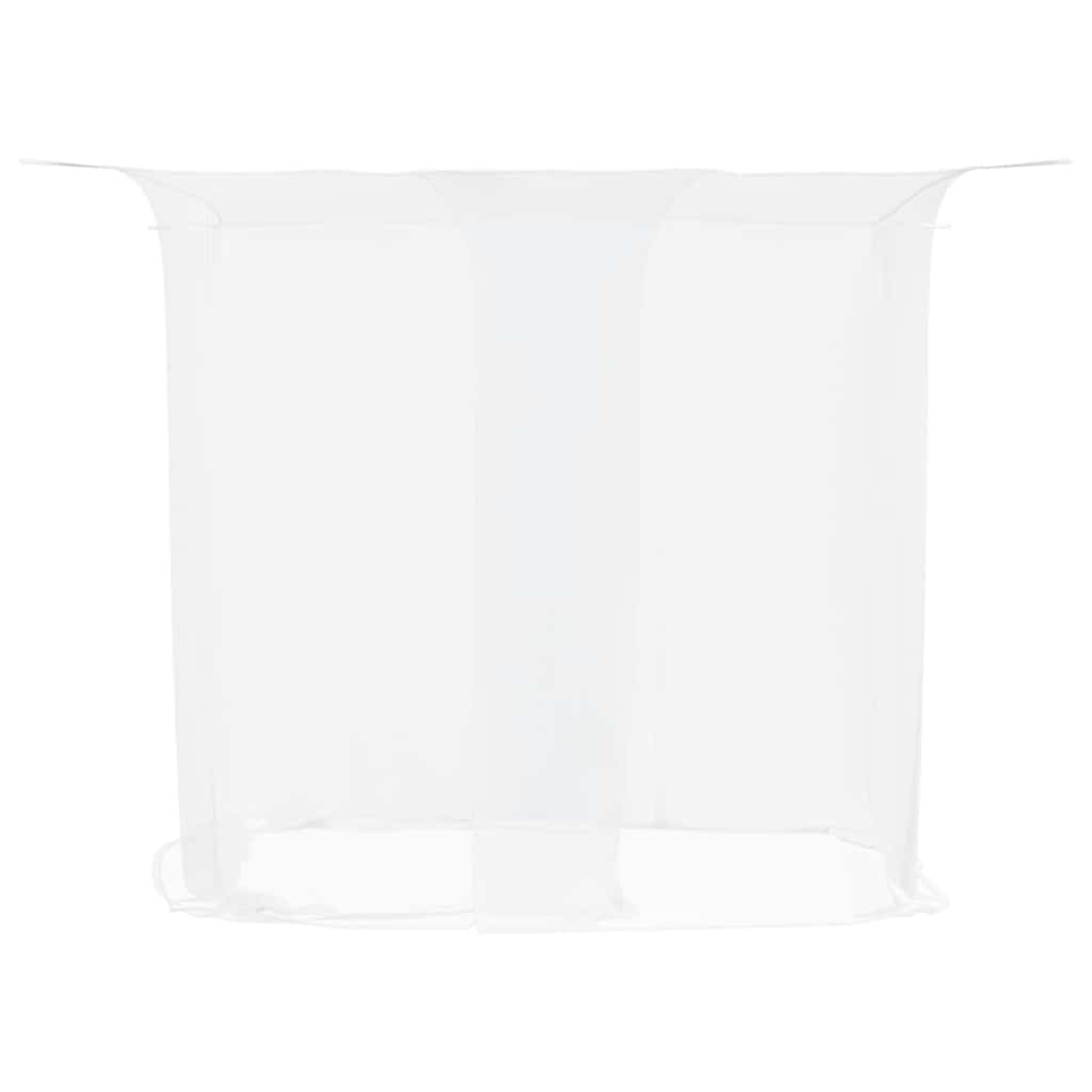 vidaXL Moskitonetz zum Aufhängen 156 Mesh Weiß 220x100x150 cm