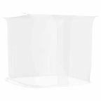 vidaXL Moskitonetz zum Aufhängen 156 Mesh Weiß 220x100x150 cm