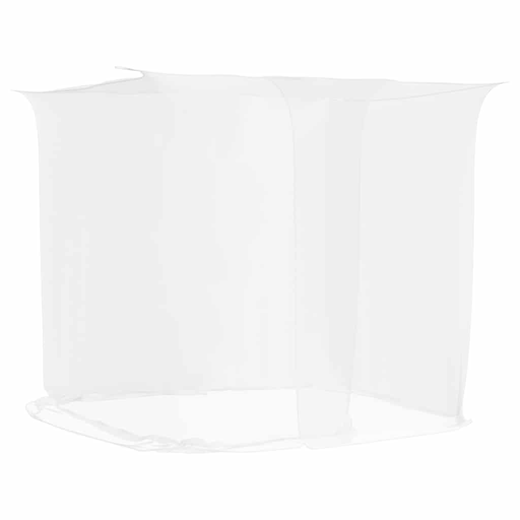 vidaXL Moskitonetz zum Aufhängen 156 Mesh Weiß 220x100x150 cm