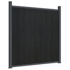 vidaXL Zaunelement Grau 353x186 cm WPC