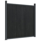 vidaXL Zaunelement Grau 353x186 cm WPC