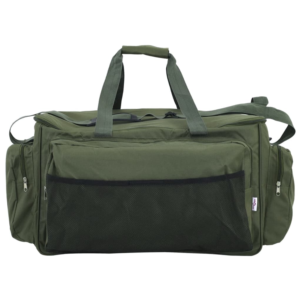 vidaXL Angeltasche Wasserdicht Dunkelgrün Oxford-Gewebe