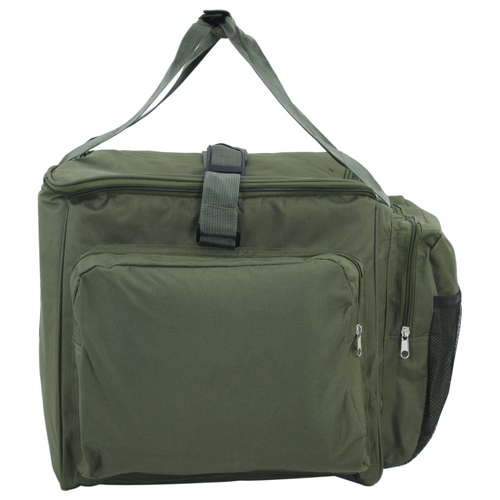 vidaXL Angeltasche Wasserdicht Dunkelgrün Oxford-Gewebe