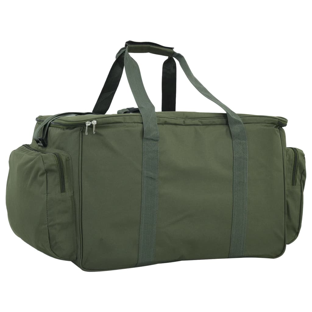 vidaXL Angeltasche Wasserdicht Dunkelgrün Oxford-Gewebe