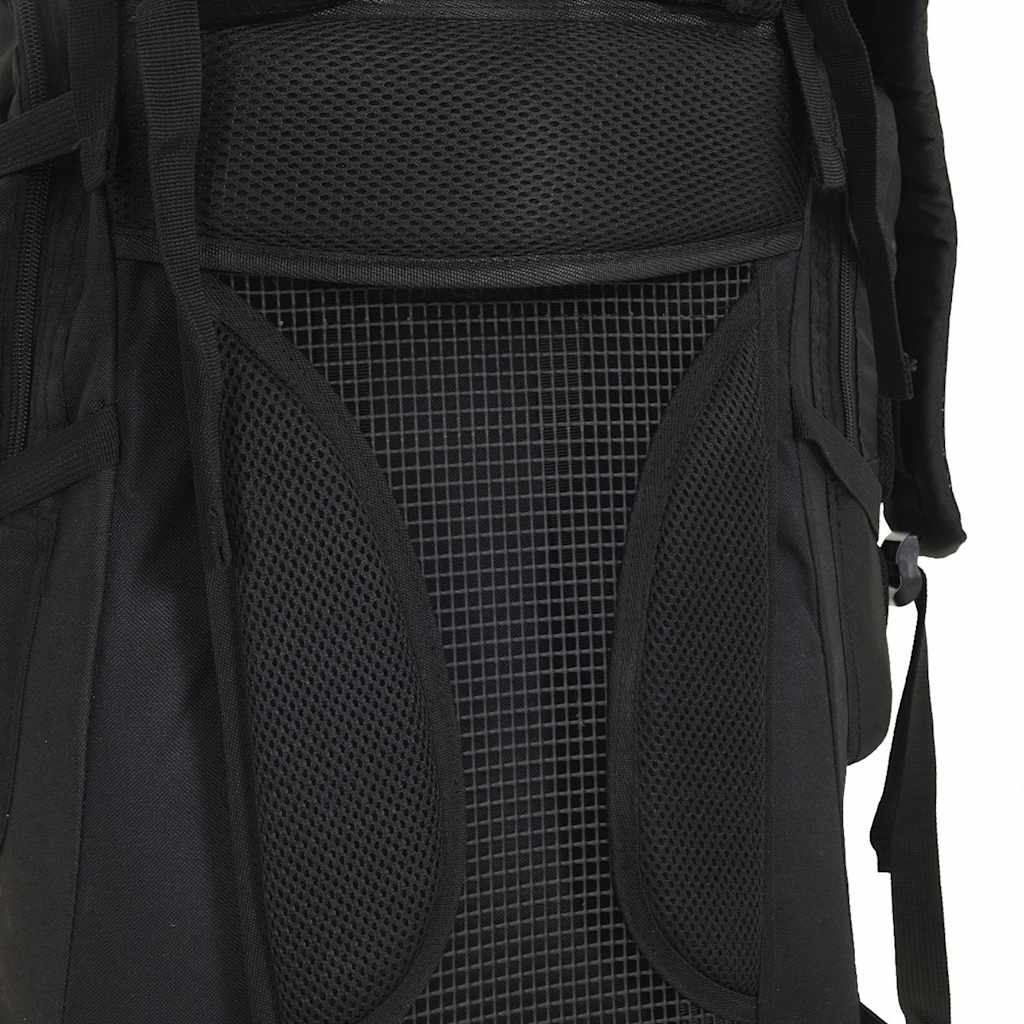 vidaXL Wanderrucksack Schwarz 60 L Oxford-Gewebe