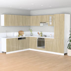 vidaXL Schubunterschrank Lyon Sonoma-Eiche 40x46x81,5 cm Holzwerkstoff