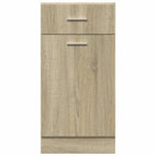 vidaXL Schubunterschrank Lyon Sonoma-Eiche 40x46x81,5 cm Holzwerkstoff