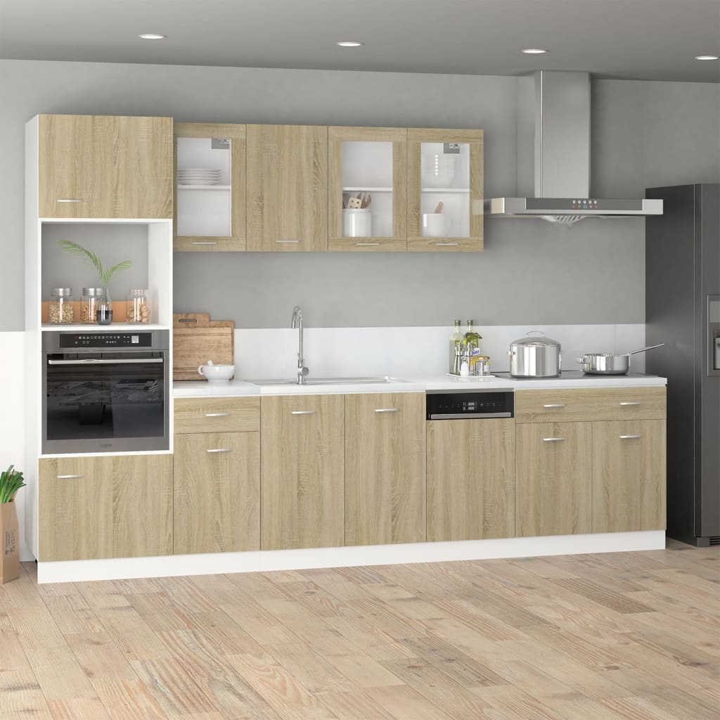vidaXL Hängeschrank Lyon Sonoma-Eiche 29,5x31x60 cm Holzwerkstoff