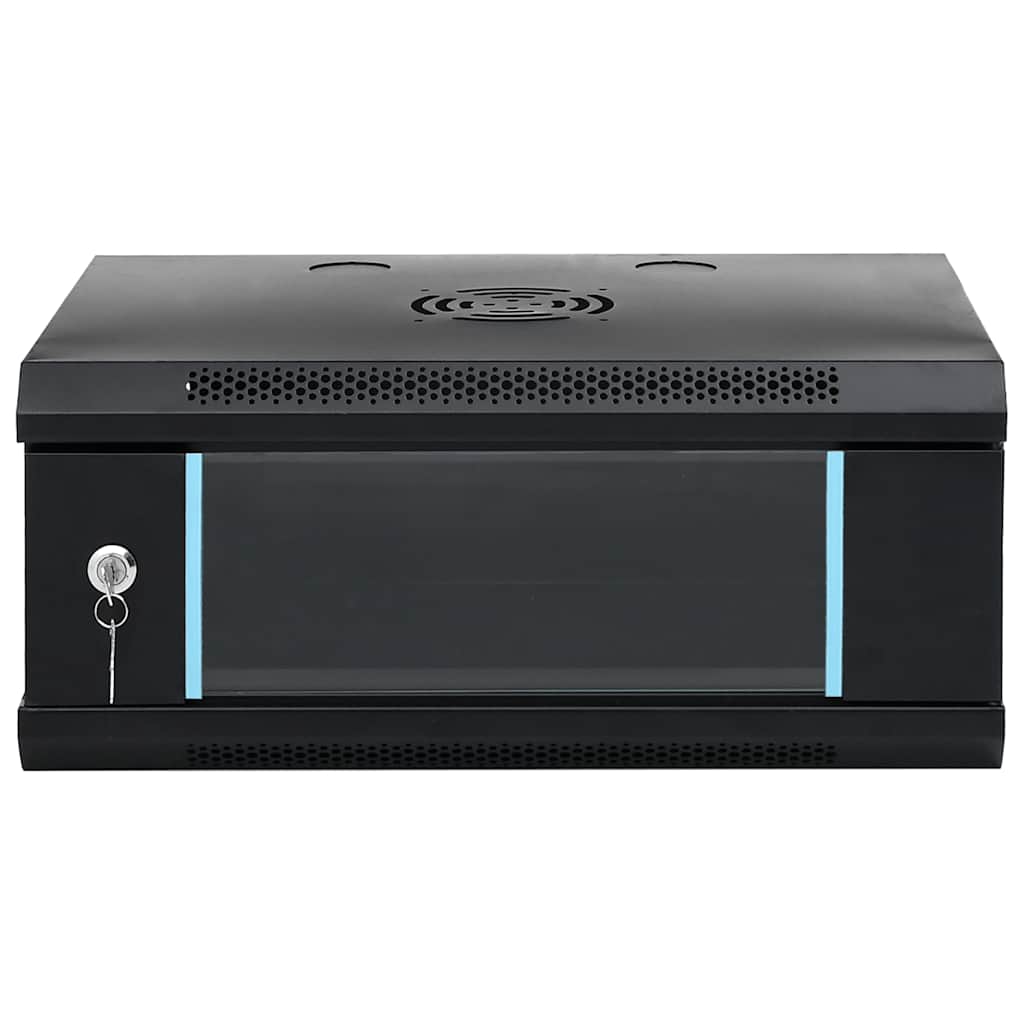 vidaXL 4U Wand-Netzwerkschrank 19" IP20 53x40x21 cm