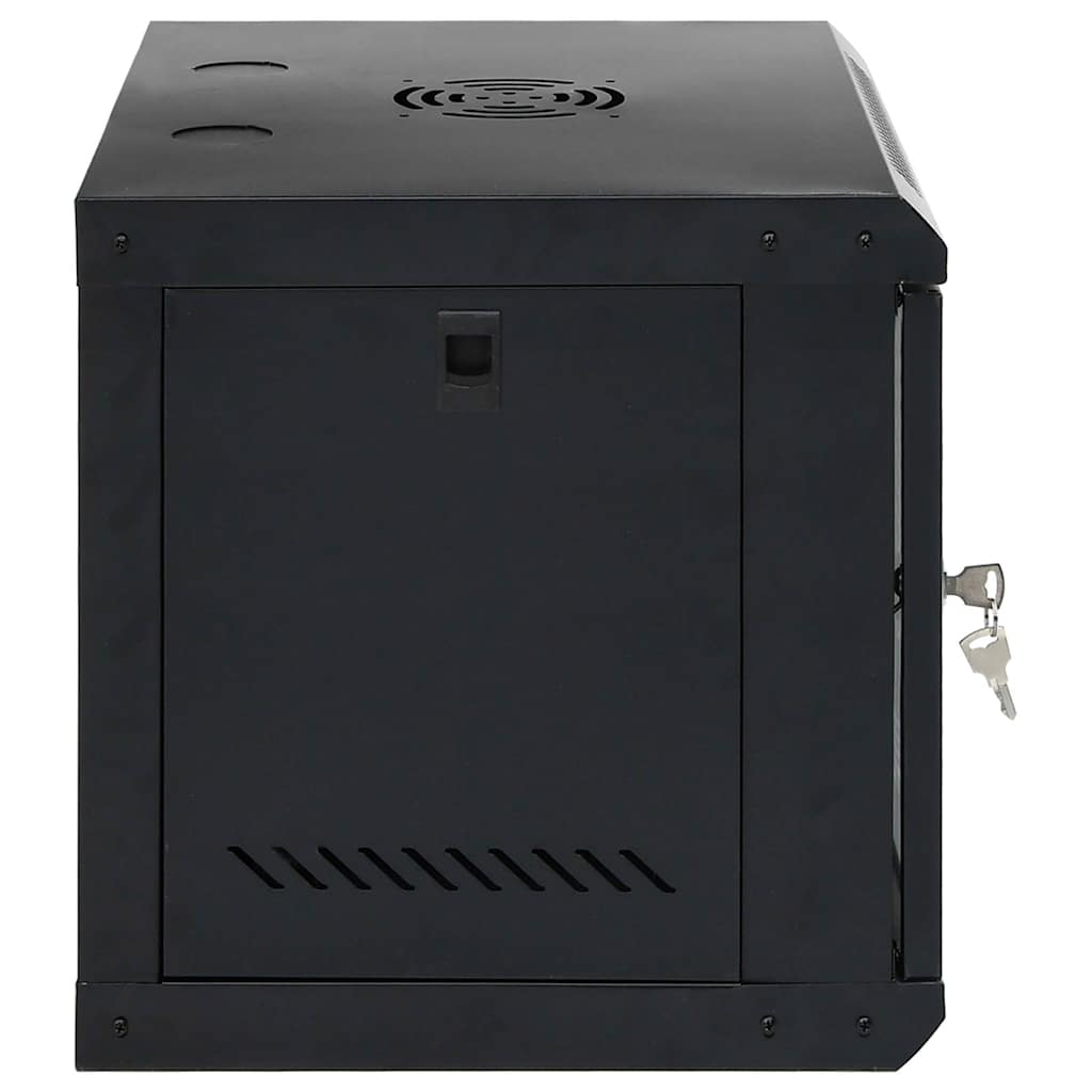 vidaXL 9HE Wandmontierter Netzwerkschrank 19" IP20 53x40x45 cm
