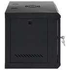 vidaXL 9HE Wandmontierter Netzwerkschrank 19" IP20 53x40x45 cm