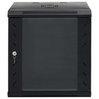 vidaXL 12U Wand-Netzwerkschrank 19" IP20 53x40x60 cm
