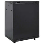 vidaXL 15HE Netzwerkschrank mit Schwenkfüßen 19" IP20 60x45x86 cm