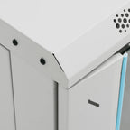vidaXL 15U Netzwerkschrank auf Rollen 19" IP20 60x45x86 cm
