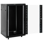 vidaXL 18U Netzwerkschrank auf Rollen 19" IP20 60x60x100 cm