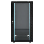vidaXL 22HE Netzwerkschrank mit Schwenkfüßen 19" IP20 60x60x120 cm