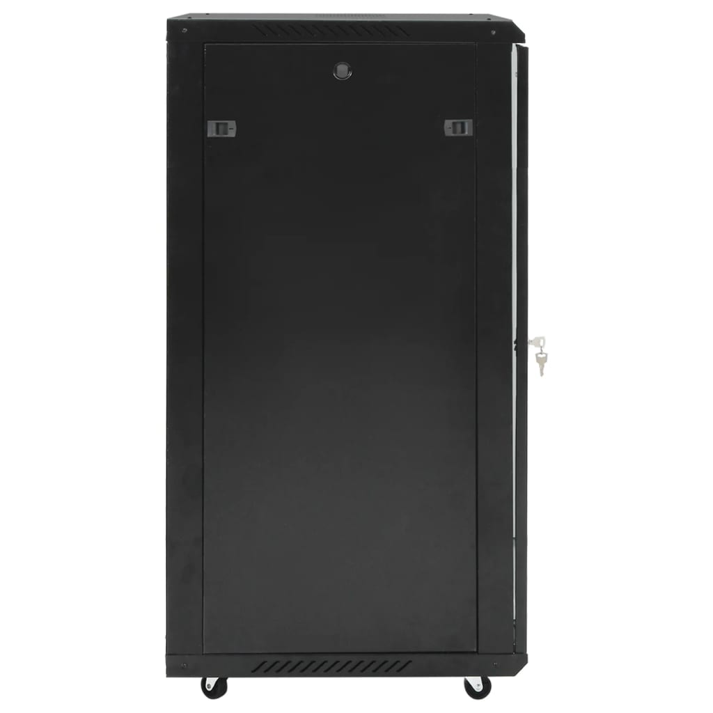 vidaXL 22HE Netzwerkschrank mit Schwenkfüßen 19" IP20 60x60x120 cm
