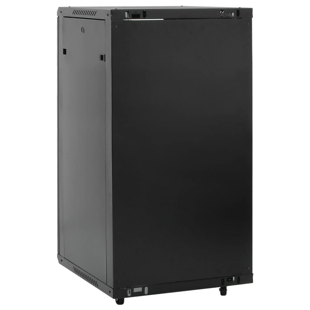 vidaXL 22HE Netzwerkschrank mit Schwenkfüßen 19" IP20 60x60x120 cm
