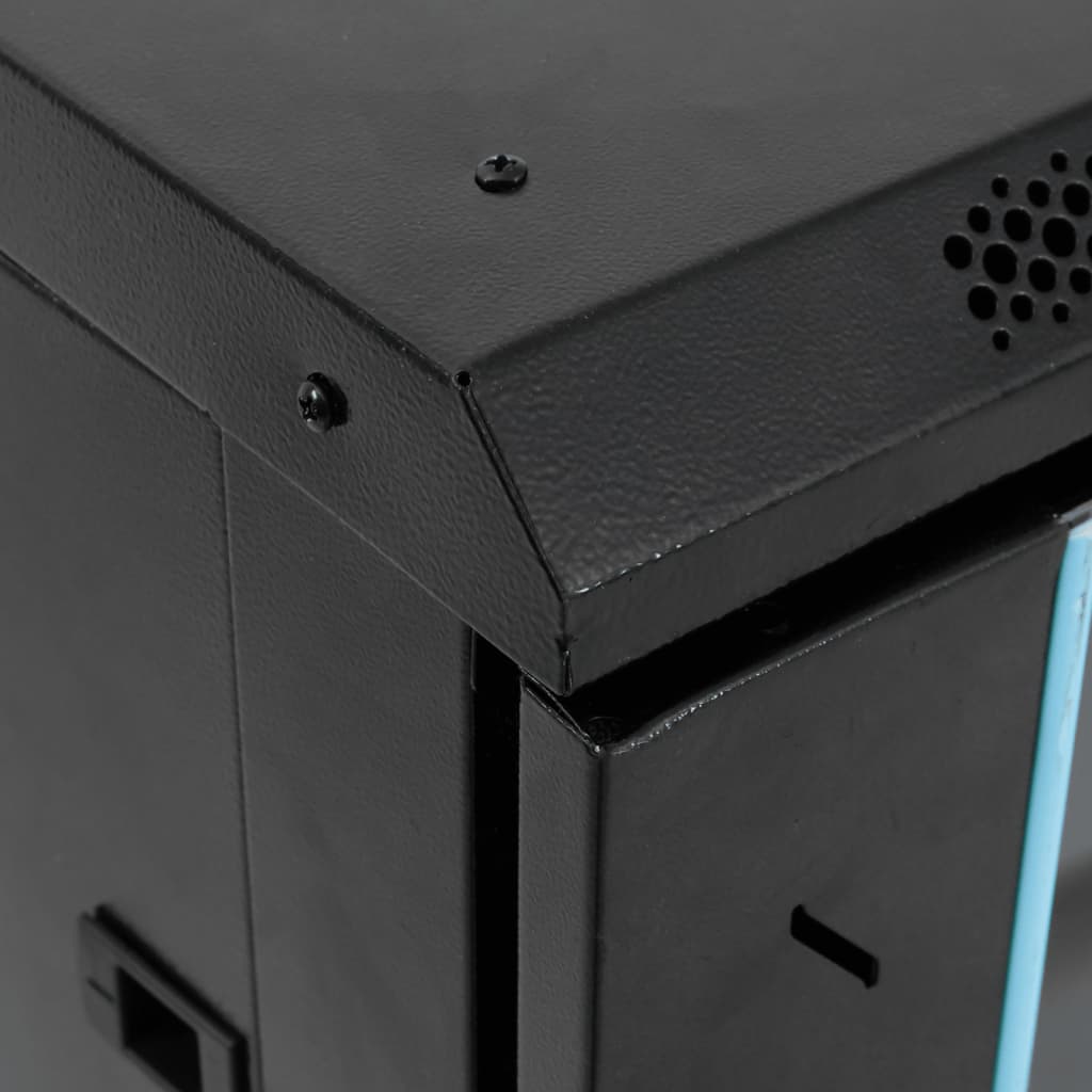 vidaXL 22HE Netzwerkschrank mit Schwenkfüßen 19" IP20 60x60x120 cm
