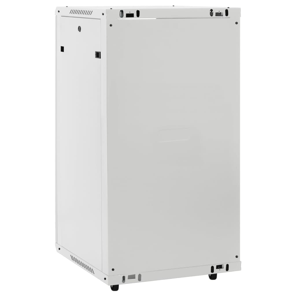 vidaXL 22U Netzwerkschrank auf Rollen 19" IP20 60x60x120 cm