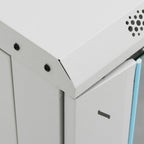 vidaXL 22U Netzwerkschrank auf Rollen 19" IP20 60x60x120 cm