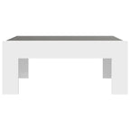 vidaXL Couchtisch mit Infinity-LED Weiß 70x50x30 cm