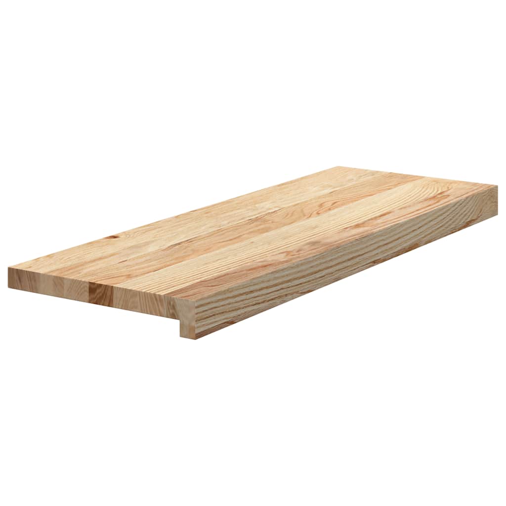 vidaXL Treppenstufen 12 Stk. Unbehandelt 70x25x2 cm Massivholz Eiche
