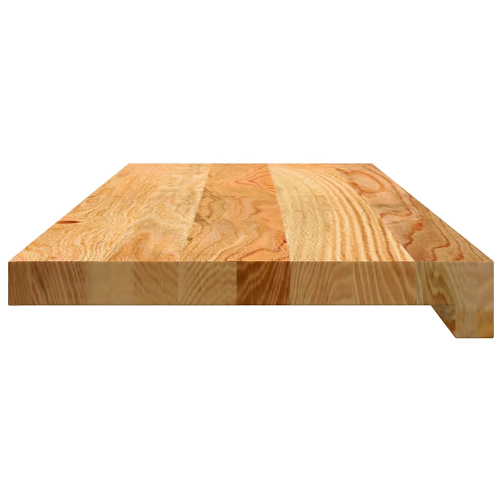 vidaXL Treppenstufen 16 Stk. Hellbraun 70x25x2 cm Massivholz Eiche