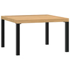vidaXL 4-tlg. Garten-Sofagarnitur mit Kissen Schwarz Aluminium