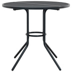 vidaXL Gartenstuhl-Set 5-tlg. Stapelbar Pulverbeschichteter Stahl