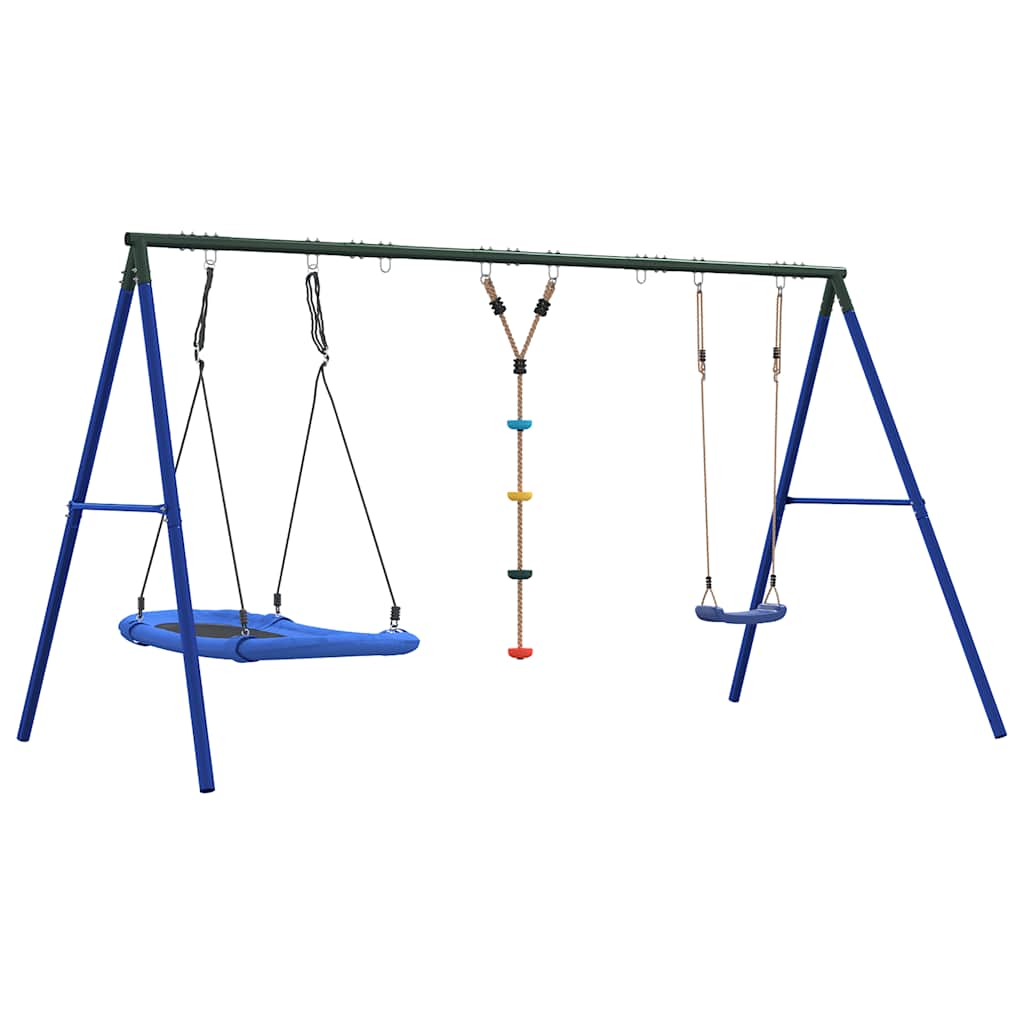 vidaXL Schaukel-Set mit Schaukelsitz Kletterschaukel und Nestschaukel
