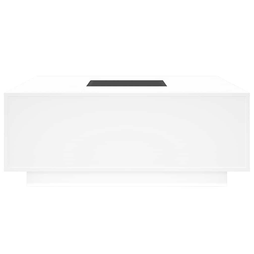 vidaXL Couchtisch mit Infinity-LED Weiß 100x100x40 cm