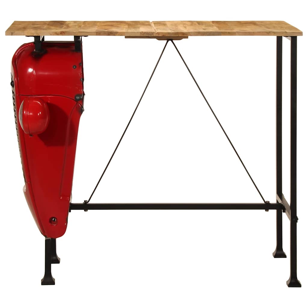 vidaXL 7-tlg. Bar-Set Massivholz Mango