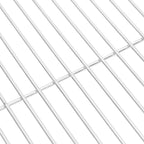 vidaXL Grillrost Rund Ø34,5 cm 304 Edelstahl