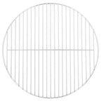 vidaXL Grillrost Rund Ø44,5 cm 304 Edelstahl