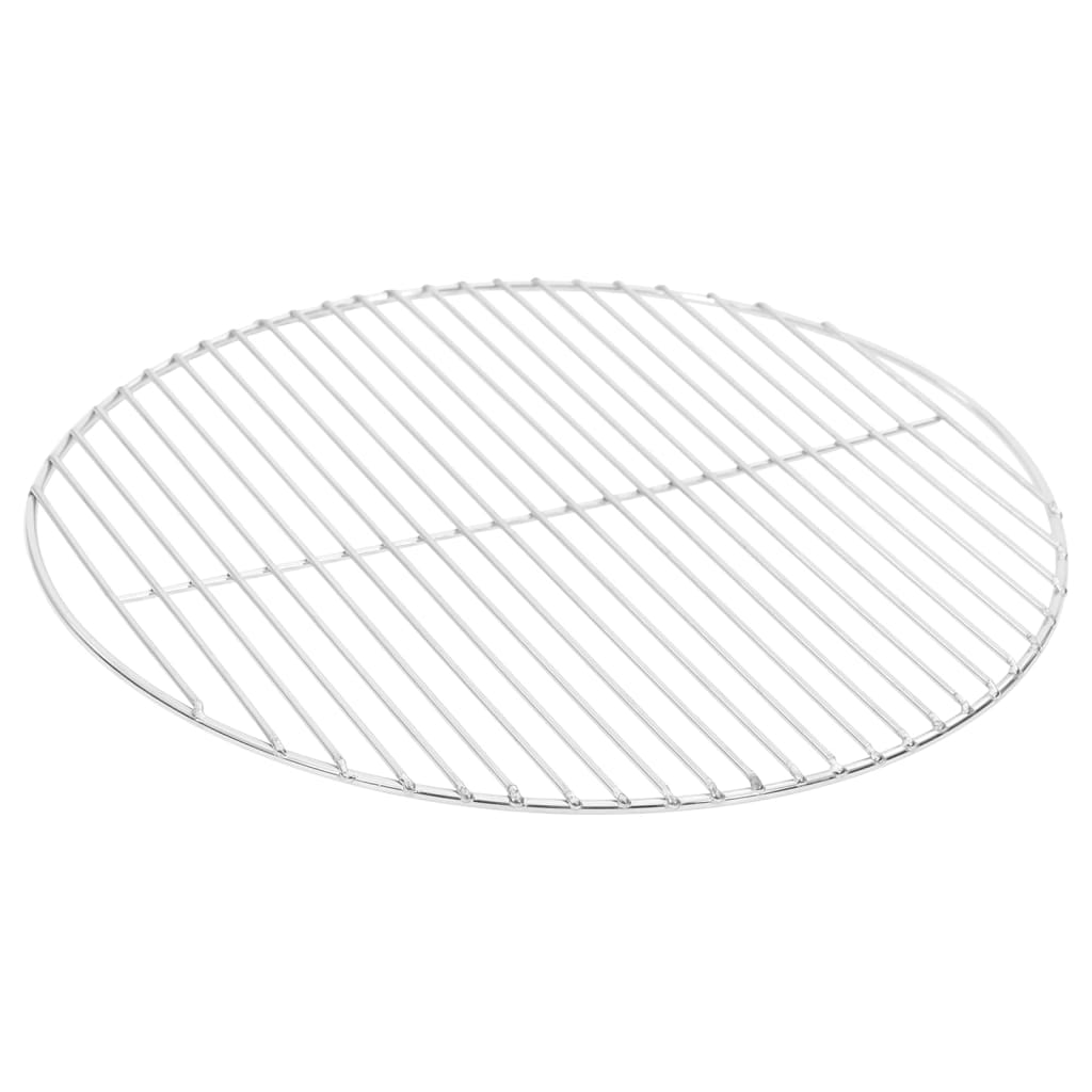 vidaXL Grillrost Rund Ø44,5 cm 304 Edelstahl