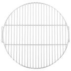vidaXL Grillrost mit Griffen Rund Ø44,5 cm 304 Edelstahl