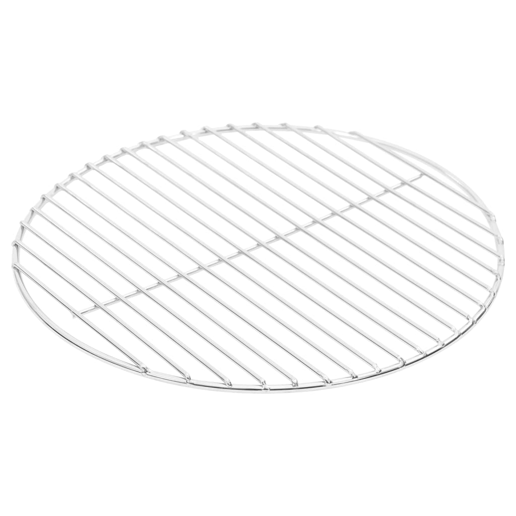 vidaXL Grillrost Rund Ø37 cm 304 Edelstahl