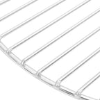 vidaXL Grillrost Rund Ø37 cm 304 Edelstahl