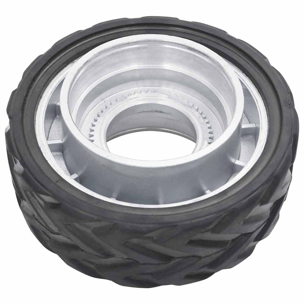 vidaXL Ersatzrad für Anhänger-Stützrad Ø19,5x10 cm Aluminium und Gummi