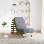 vidaXL Futon Schlafsofa mit Matratze 60x206x11 Kiefernholz Imprägniert