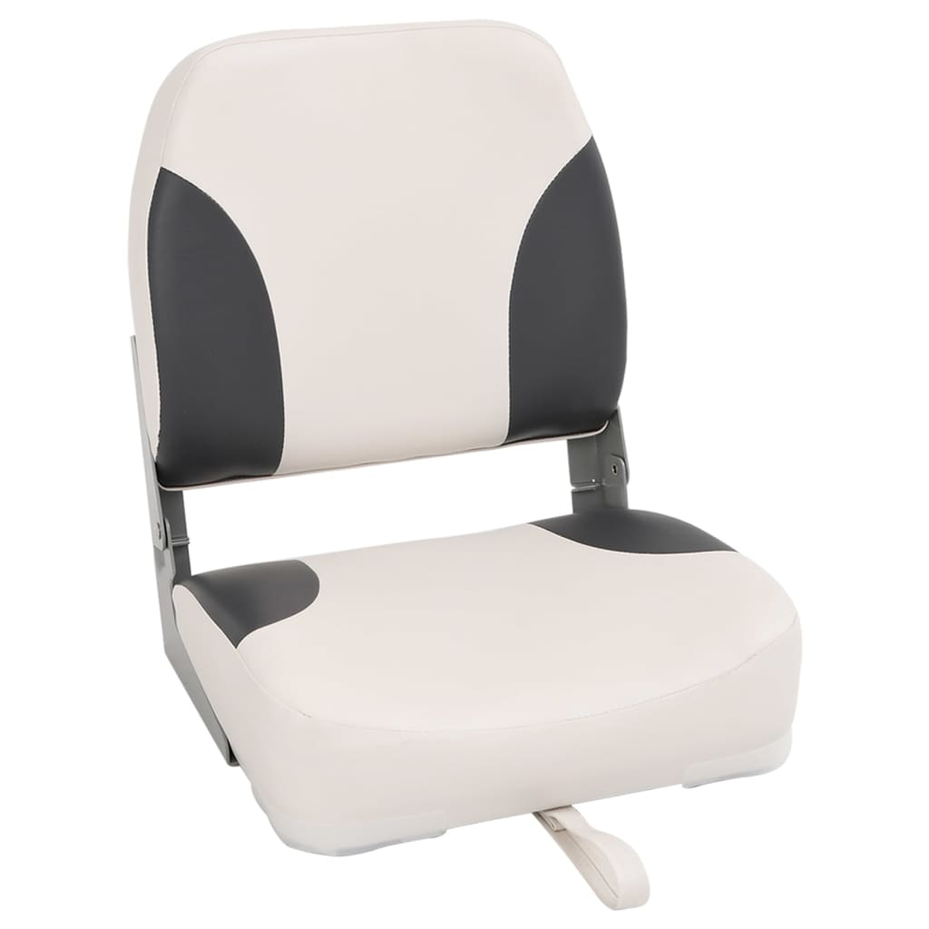 vidaXL Bootssitz mit Befestigungsgurt Klappbar 41x36x48 cm