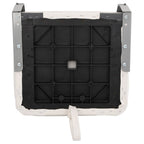 vidaXL Bootssitz mit Befestigungsgurt Klappbar 41x36x48 cm