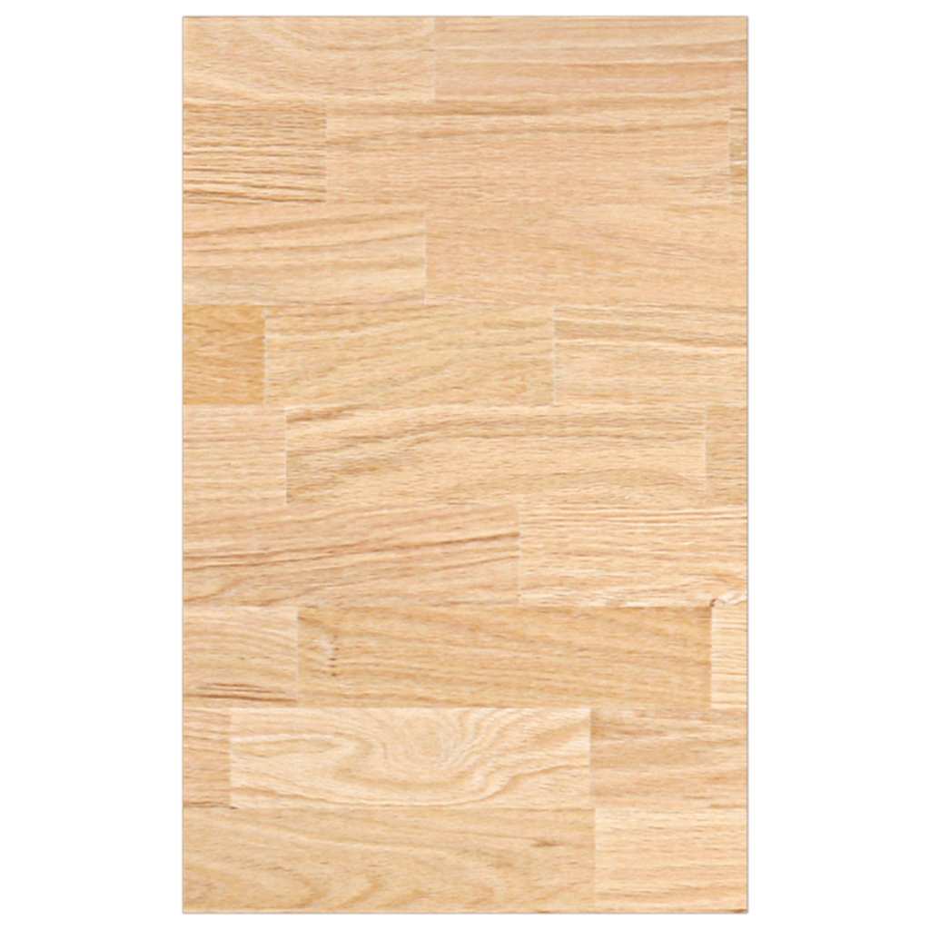 vidaXL Küchenarbeitsplatte 40x63,5x2,7 cm Massivholz Eiche Rechteckig