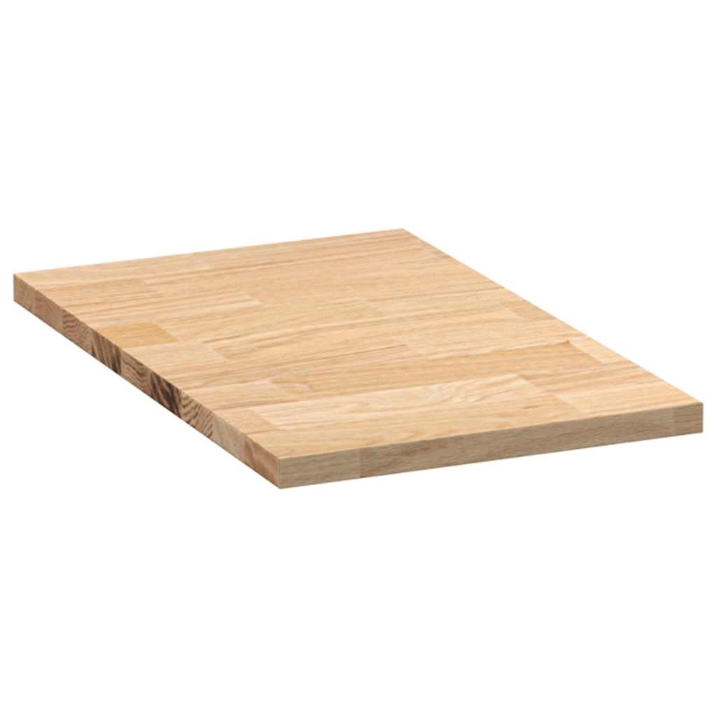 vidaXL Küchenarbeitsplatte 40x63,5x2,7 cm Massivholz Eiche Rechteckig