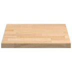 vidaXL Küchenarbeitsplatte 40x63,5x2,7 cm Massivholz Eiche Rechteckig
