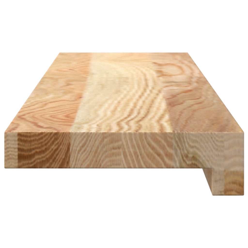 vidaXL Fensterbänke 2 Stk. Unbehandelt 70x15x2 cm Massivholz Eiche