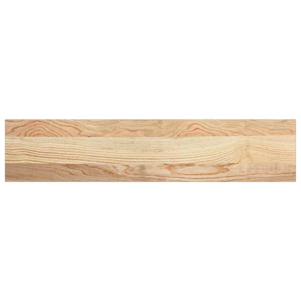 vidaXL Fensterbänke 2 Stk. Unbehandelt 70x15x2 cm Massivholz Eiche