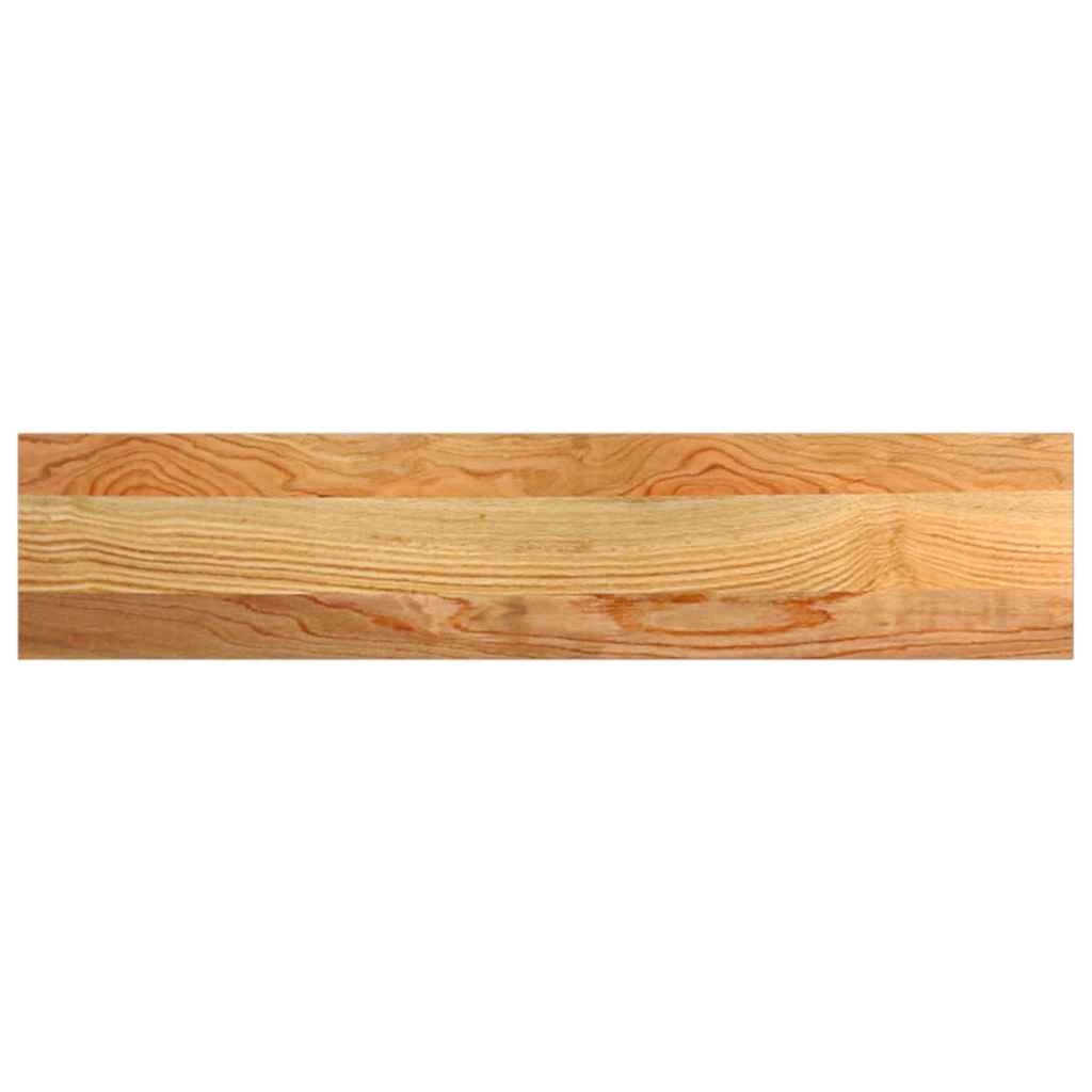 vidaXL Fensterbänke 2 Stk. Hellbraun 70x15x2 cm Massivholz Eiche