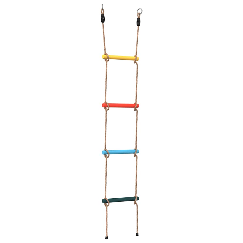 vidaXL Strickleiter für Kinder mit 4 Sprossen Mehrfarbig